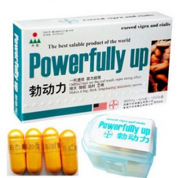 Powerfully Up Exceed Viagra and Cialis 40 Capsules  - 100% Herb - Quick Lasting No Side Effects